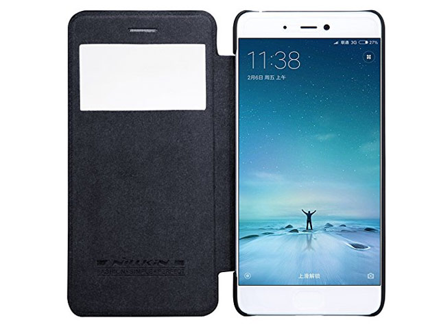 Чехол Nillkin Qin leather case для Xiaomi Mi 5s (черный, кожаный)