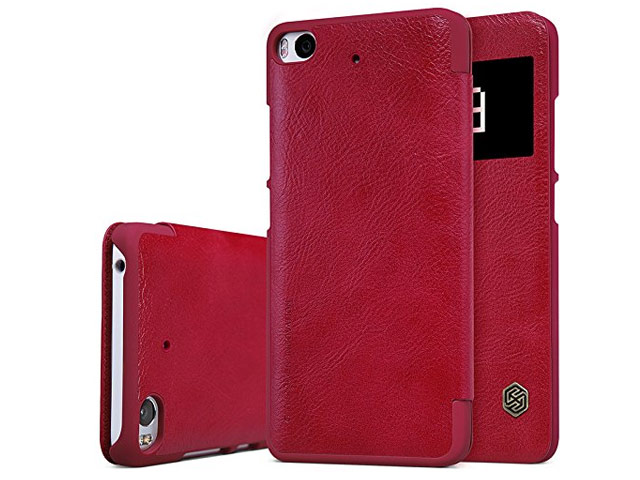 Чехол Nillkin Qin leather case для Xiaomi Mi 5s (красный, кожаный)