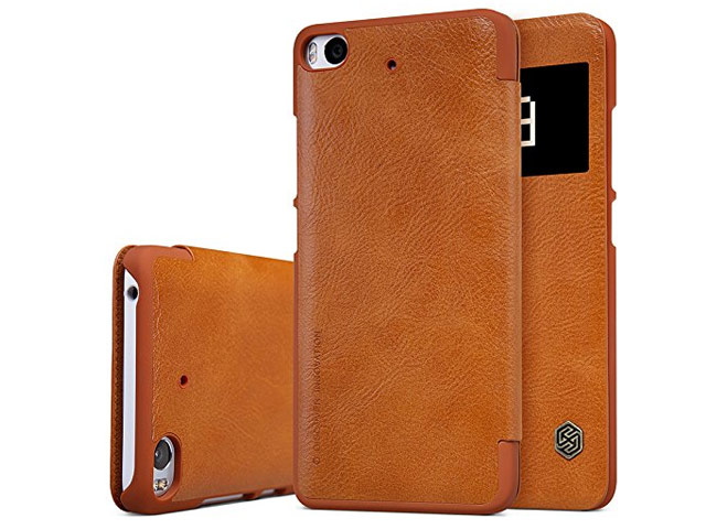 Чехол Nillkin Qin leather case для Xiaomi Mi 5s (коричневый, кожаный)