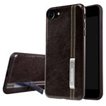 Чехол Nillkin Phenom Case для Apple iPhone 7 (темно-коричневый, кожаный)