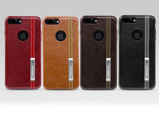 Чехол Nillkin Phenom Case для Apple iPhone 7 plus (темно-коричневый, кожаный)