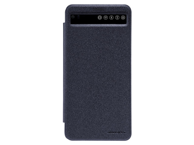 Чехол Nillkin Sparkle Leather Case для LG V20 (темно-серый, винилискожа)