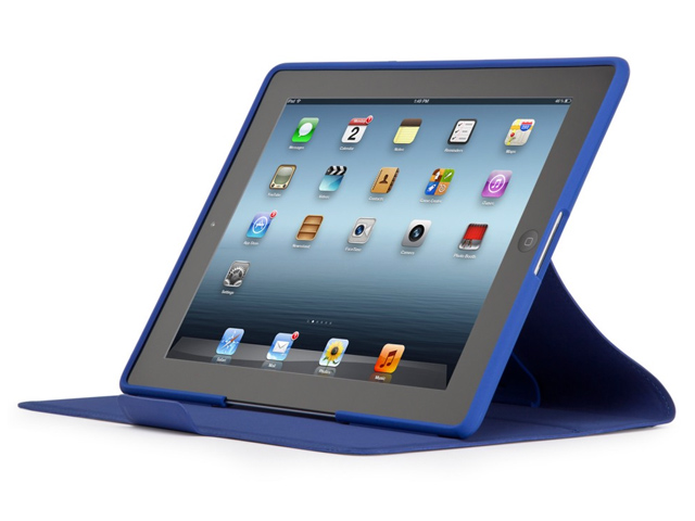 Чехол Speck MagFolio для Apple iPad 2/new iPad (голубой, кожанный)