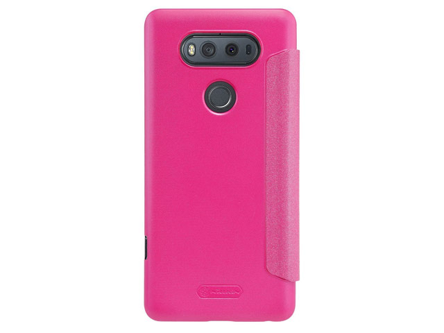 Чехол Nillkin Sparkle Leather Case для LG V20 (розовый, винилискожа)