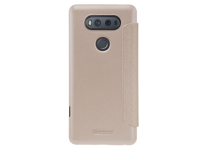 Чехол Nillkin Sparkle Leather Case для LG V20 (золотистый, винилискожа)