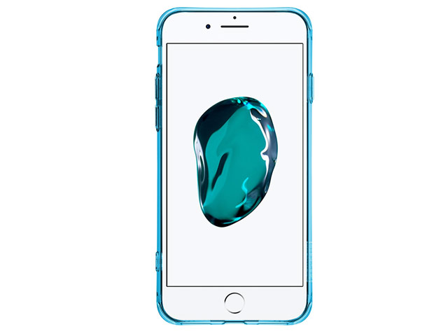 Чехол Nillkin Crashproof II case для Apple iPhone 7 (голубой, гелевый)