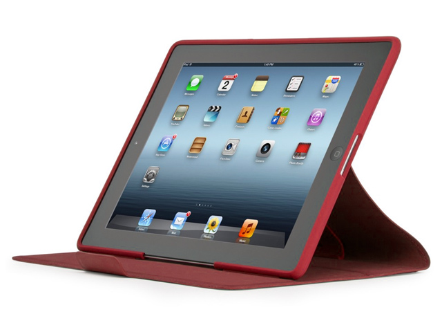 Чехол Speck MagFolio для Apple iPad 2/new iPad (красный, кожанный)