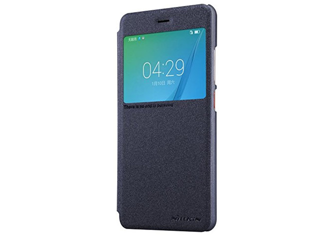 Чехол Nillkin Sparkle Leather Case для Huawei Nova (темно-серый, винилискожа)