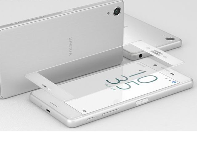 Защитная пленка Yotrix 3D Glass Protector для Sony Xperia X Performance (стеклянная, белая)