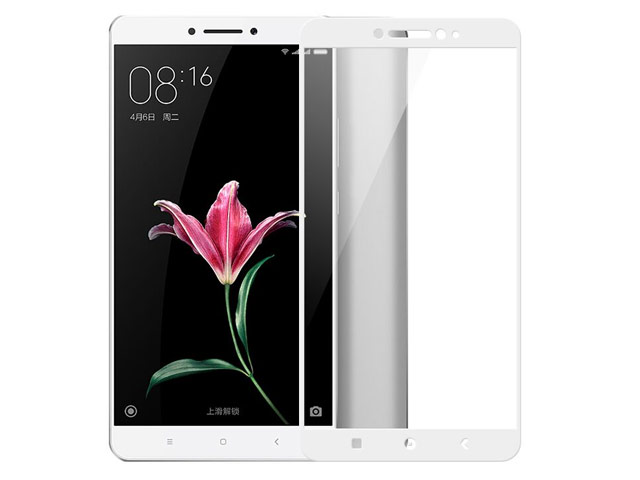 Защитная пленка Yotrix 3D Glass Protector для Xiaomi Mi Max (стеклянная, белая)