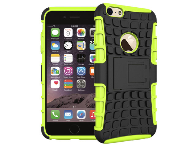 Чехол Yotrix Shockproof case для Apple iPhone 7 (зеленый, пластиковый)