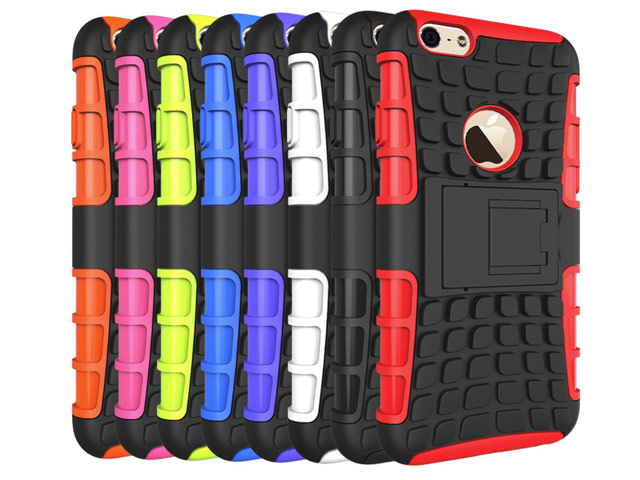 Чехол Yotrix Shockproof case для Apple iPhone 7 (зеленый, пластиковый)