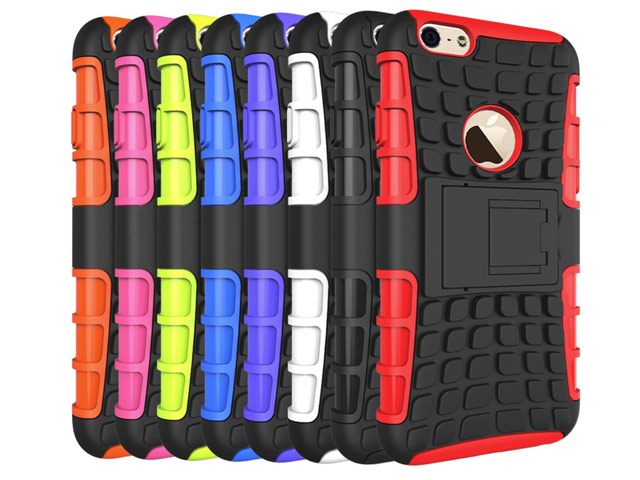 Чехол Yotrix Shockproof case для Apple iPhone 7 (красный, пластиковый)