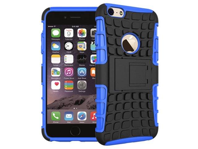 Чехол Yotrix Shockproof case для Apple iPhone 7 (синий, пластиковый)