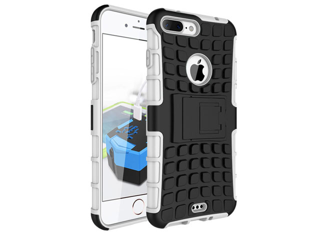 Чехол Yotrix Shockproof case для Apple iPhone 7 plus (белый, пластиковый)