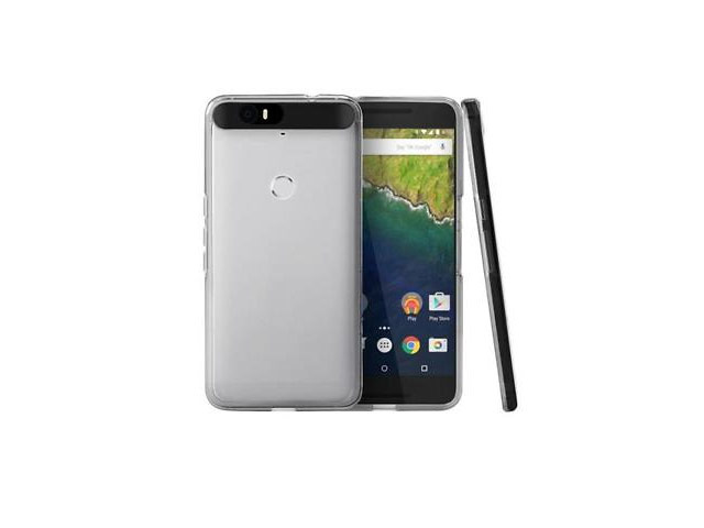 Чехол Yotrix UltrathinCase для Huawei Nexus 6P (серый, гелевый)
