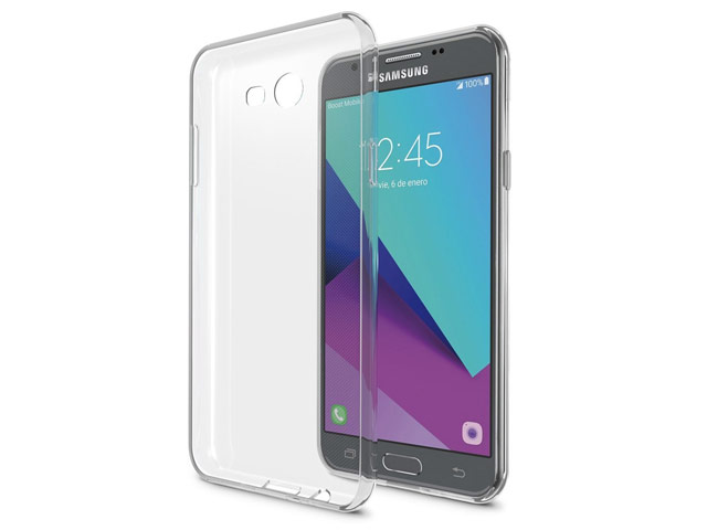 Чехол Yotrix UltrathinCase для Samsung Galaxy J3 2017 (прозрачный, гелевый)