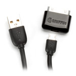 USB-кабель Griffin Charge/Sync Cable Kit (Apple, microUSB)