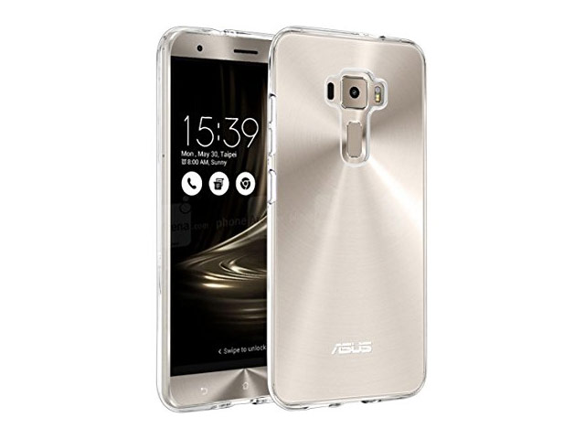 Чехол Yotrix UltrathinCase для Asus Zenfone 3 ZE520KL (серый, гелевый)