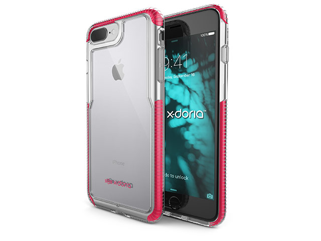 Чехол X-doria Impact Pro для Apple iPhone 7 plus (розовый, пластиковый)