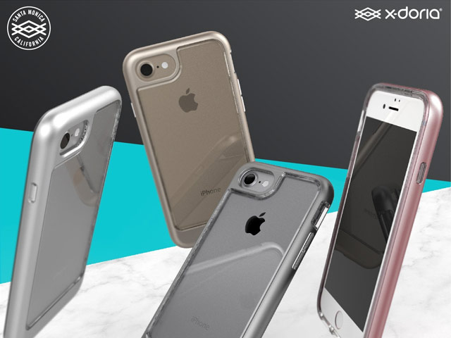Чехол X-doria EverVue для Apple iPhone 7 (серебристый, пластиковый)