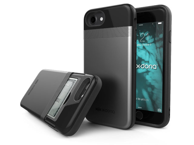 Чехол X-doria Stast Case для Apple iPhone 7 (черный, пластиковый)