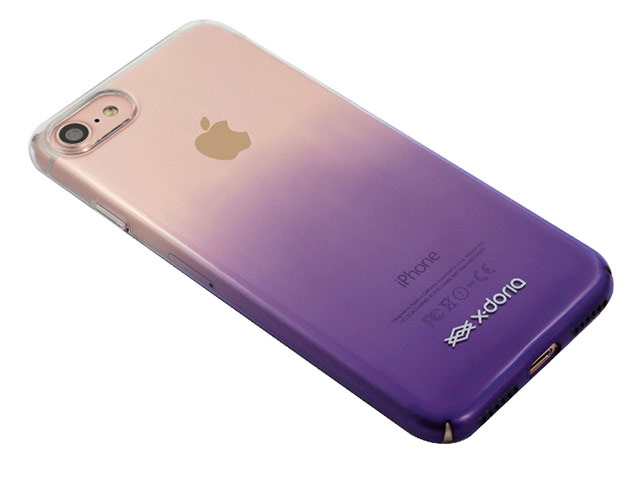 Чехол X-doria Cadenza Case для Apple iPhone 7 (фиолетовый, пластиковый)