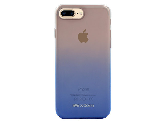 Чехол X-doria Cadenza Case для Apple iPhone 7 plus (голубой, пластиковый)