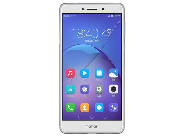 Чехол Nillkin Nature case для Huawei Honor 6X (серый, гелевый)