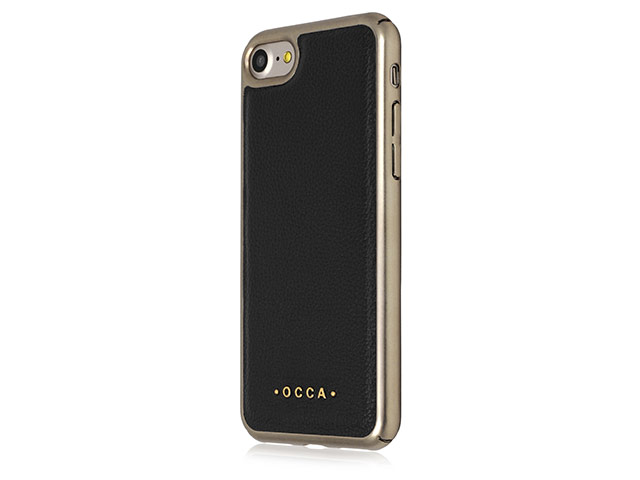 Чехол Occa Absolute Collection для Apple iPhone 7 (черный, кожаный)