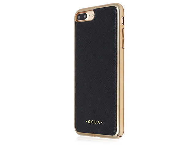 Чехол Occa Absolute Collection для Apple iPhone 7 plus (черный, кожаный)