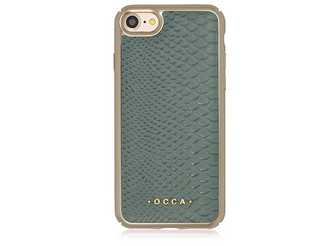 Чехол Occa Wild Collection для Apple iPhone 7 (зеленый, кожаный)