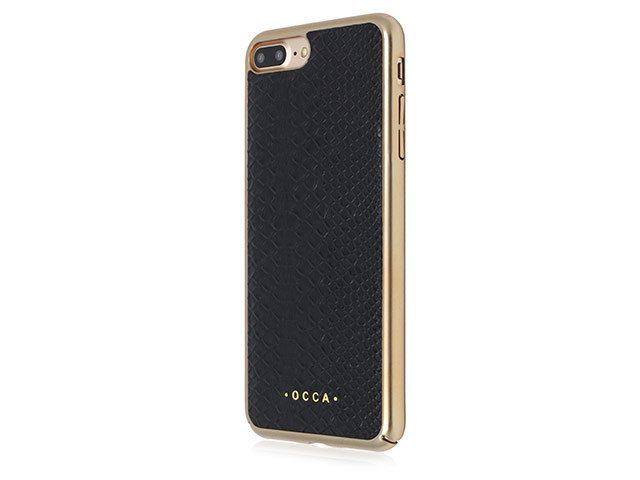 Чехол Occa Wild Collection для Apple iPhone 7 plus (черный, кожаный)