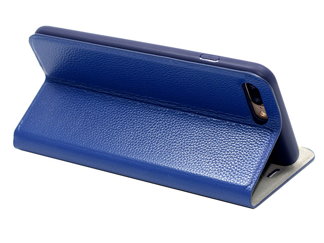 Чехол Occa Jacket Collection для Apple iPhone 7 plus (синий, кожаный)