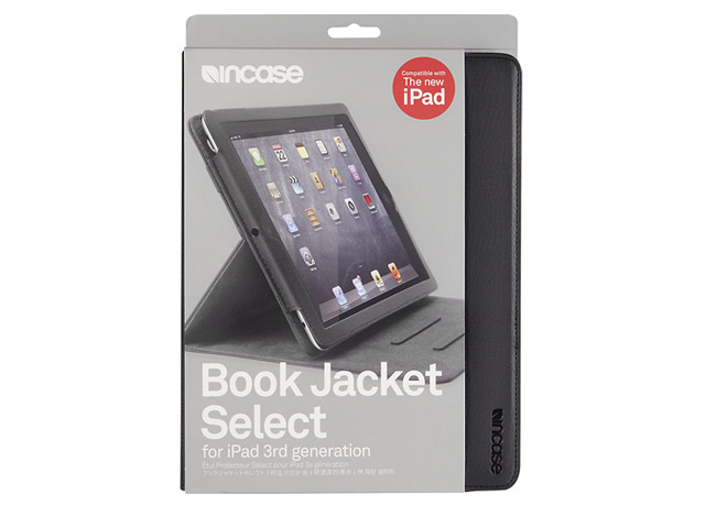 Чехол Incase Book Jacket Select для Apple iPad 2/new iPad (черный, кожанный)