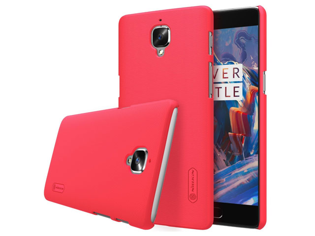 Чехол Nillkin Hard case для OnePlus 3 (красный, пластиковый)