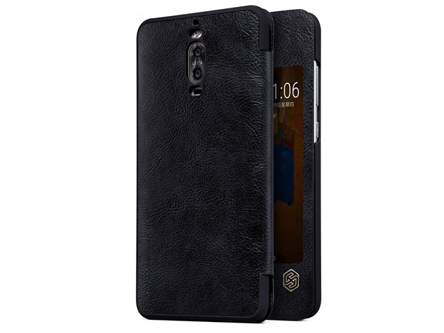 Чехол Nillkin Qin leather case для Huawei Mate 9 pro (черный, кожаный)