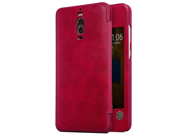 Чехол Nillkin Qin leather case для Huawei Mate 9 pro (красный, кожаный)
