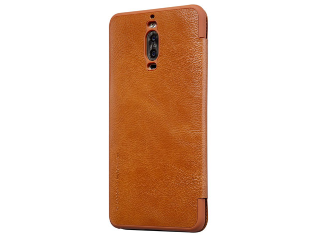 Чехол Nillkin Qin leather case для Huawei Mate 9 pro (коричневый, кожаный)