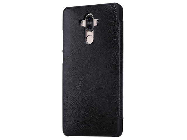 Чехол Nillkin Qin leather case для Huawei Mate 9 (черный, кожаный)