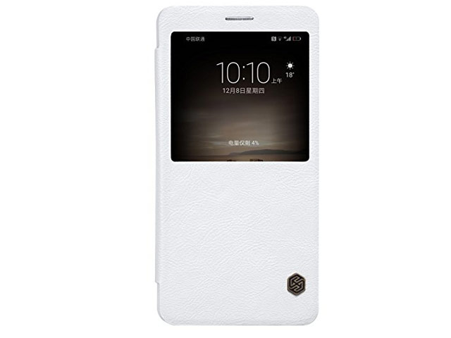Чехол Nillkin Qin leather case для Huawei Mate 9 (белый, кожаный)