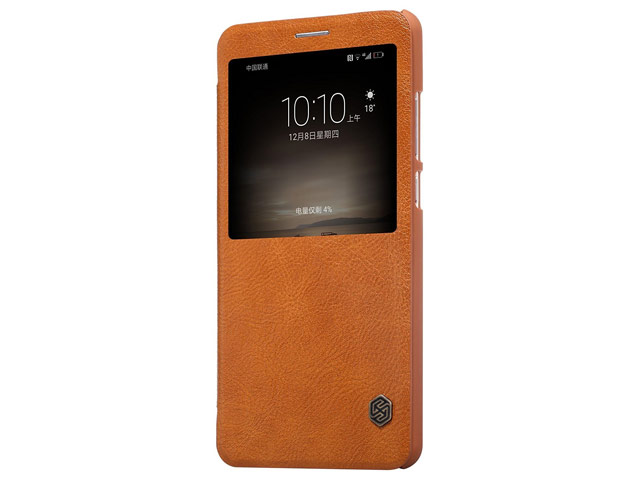 Чехол Nillkin Qin leather case для Huawei Mate 9 (коричневый, кожаный)