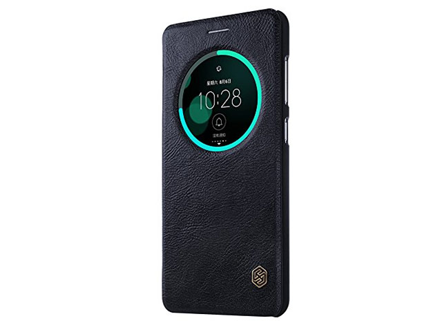 Чехол Nillkin Qin leather case для Asus Zenfone 3 Deluxe ZS570KL (черный, кожаный)