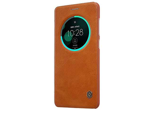 Чехол Nillkin Qin leather case для Asus Zenfone 3 Deluxe ZS570KL (коричневый, кожаный)