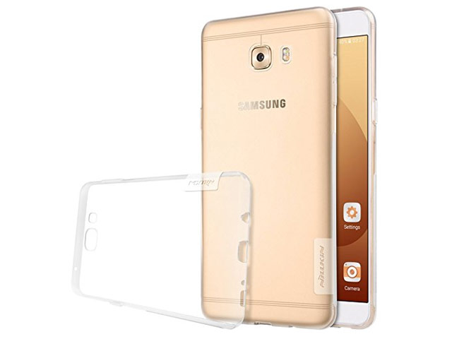 Чехол Nillkin Nature case для Samsung Galaxy C9 pro (прозрачный, гелевый)