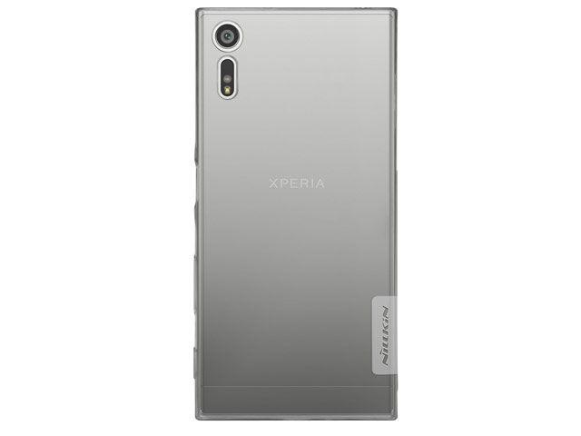 Чехол Nillkin Nature case для Sony Xperia XZ (серый, гелевый)