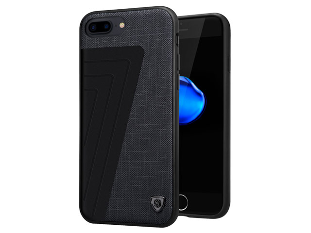 Чехол Nillkin Hybrid Case для Apple iPhone 7 plus (Black Fabric, тканевый)