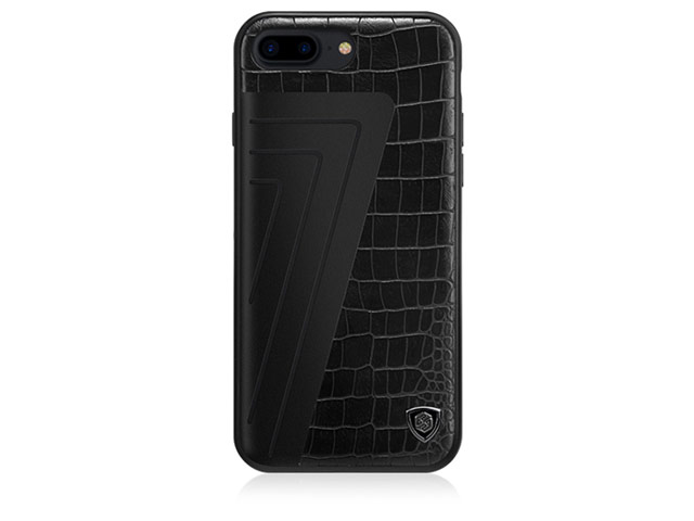 Чехол Nillkin Hybrid Case для Apple iPhone 7 plus (Black Crocodile, кожаный)