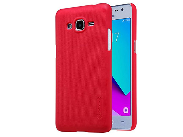 Чехол Nillkin Hard case для Samsung Galaxy J2 Prime (красный, пластиковый)