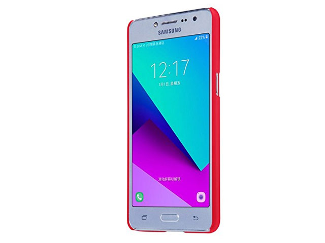 Чехол Nillkin Hard case для Samsung Galaxy J2 Prime (красный, пластиковый)